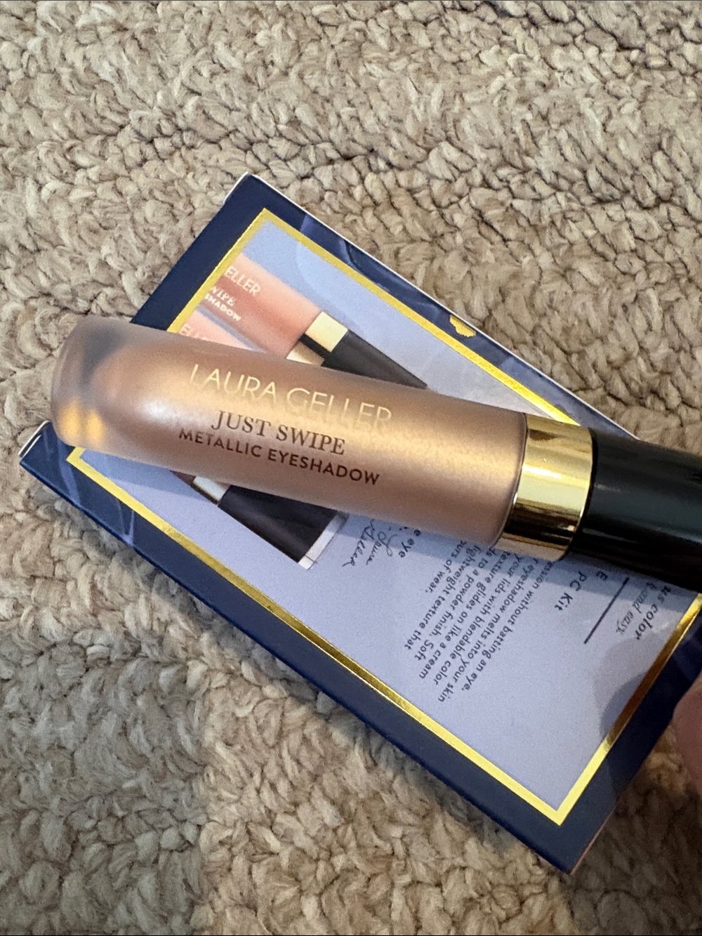 Laura Geller Metallic Just Swipe Eyeshadow - Champagne Metallic